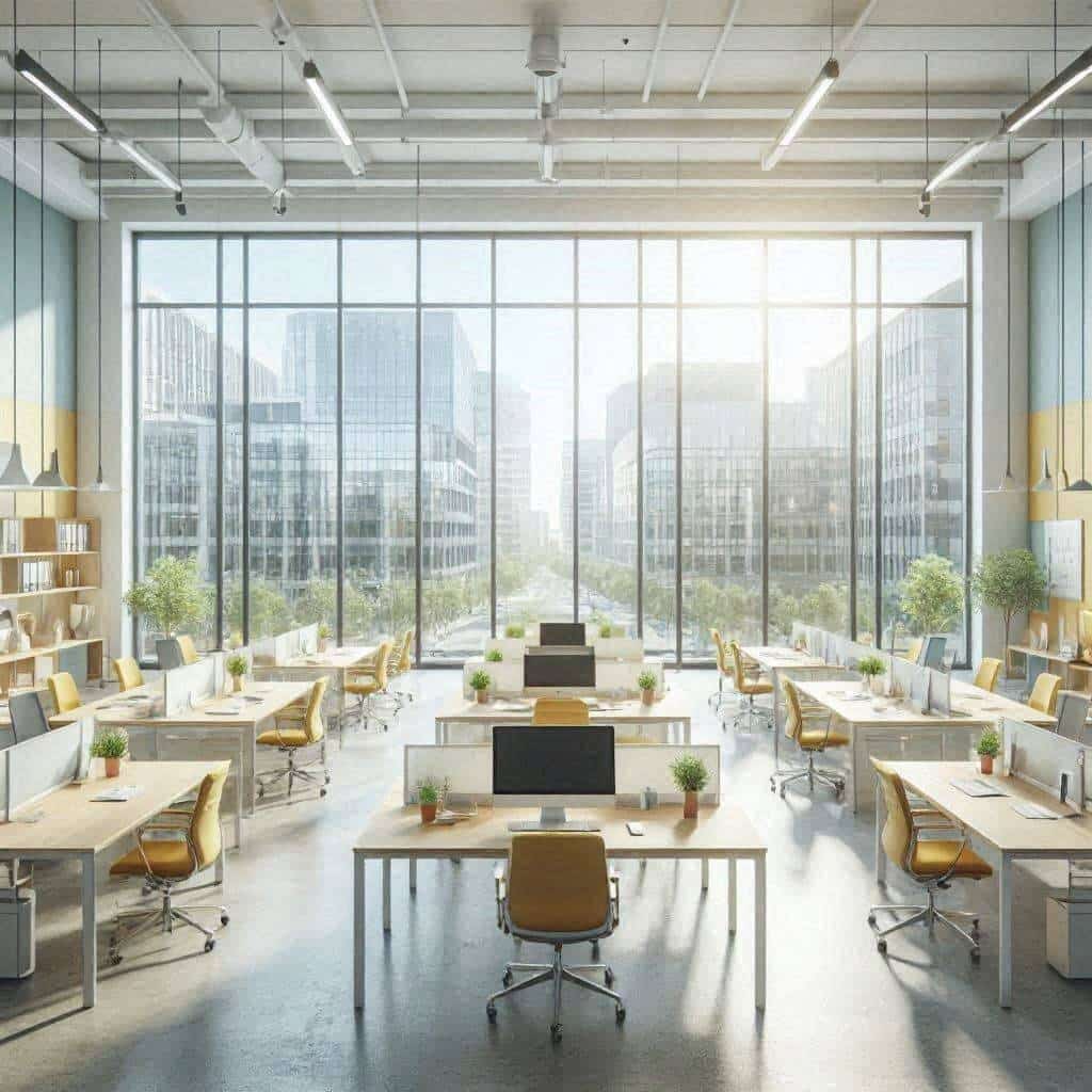 建筑设计公司在物业集中检修期间怎样兼顾写字楼办公的决策